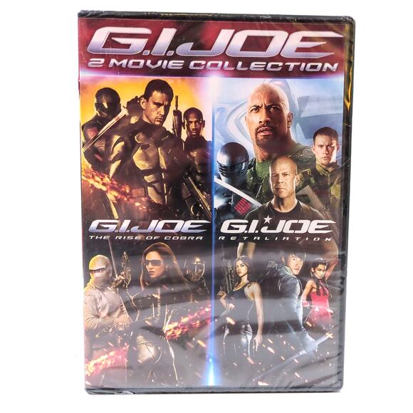 G.I. Joe Rise of Cobra Retaliation 2-Movie Collection DVD 2016 Brand New Sealed - Picture 1 of 2